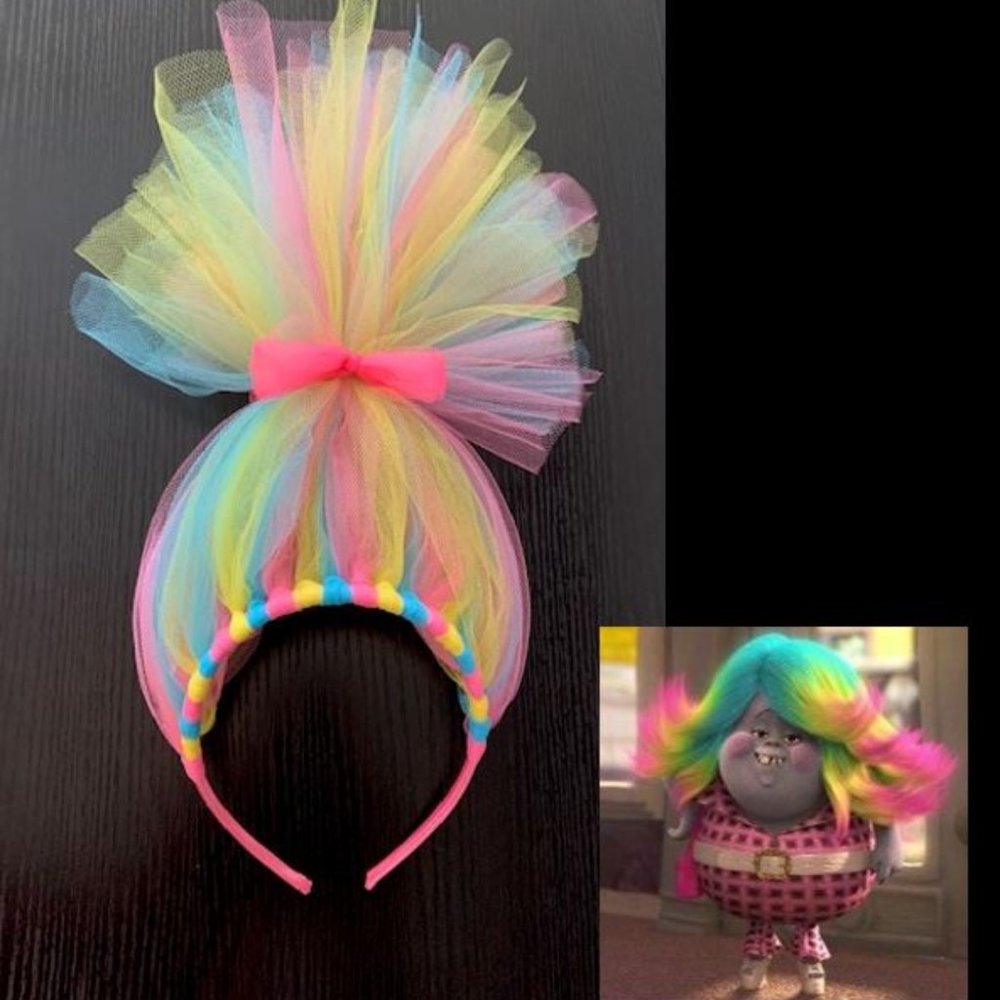 Troll Inspired Headband